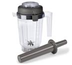 Vitamix 0,9-l-Tritan-Behälter mit Nass-Schneidemesser Mit kurzem Stößel und Deckel